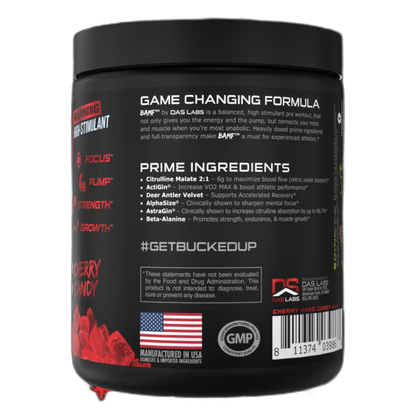 Pre-entreno con nootrópicos BAMF 30 servicios - MarketFit