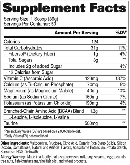 Carbotein | Carbohidratos, BCAA's y Taurina 50 servicios - MarketFit