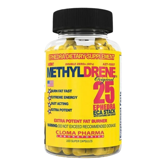 Cloma Pharma Methyldrene 25 Original Fat Burner - 100 Cápsulas