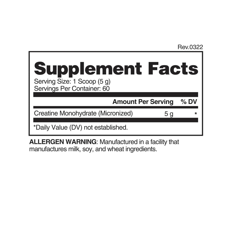 CREATINE | Creatina Monohidrato Micronizada 300gr - MarketFit