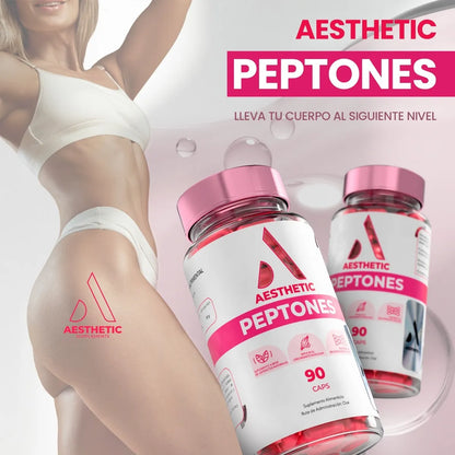 Aesthetic Peptones Aumento de Glúteos 90 Cápsulas