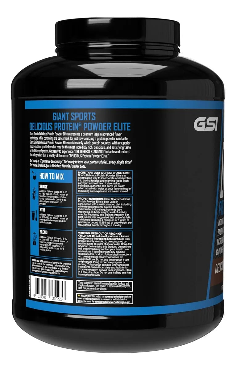 Delicious Elite Protein Powder 5 Lbs