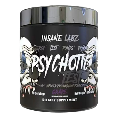 Pre Entreno Insane Labz Psychotic Test - Uva
