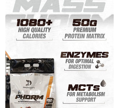 Dragon Pharma Mass Phorm 12 Lbs Vainilla Milkshake