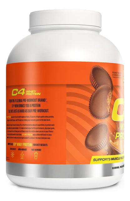 Proteína C4 Whey Protein - Reese's Peanut Butter - 66 Serv 5 Lbs