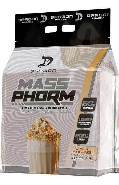 Dragon Pharma Mass Phorm 12 Lbs Vainilla Milkshake