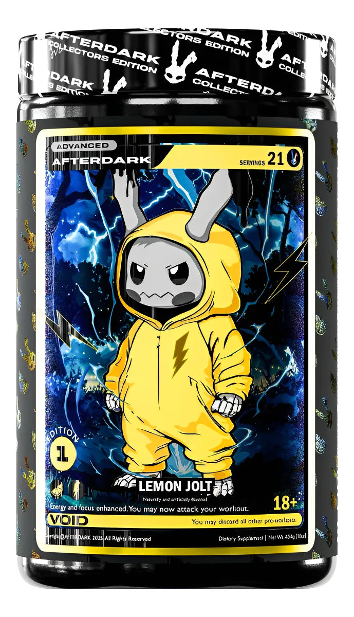 After Dark Void Pre Workout Edición Lemon Jolt - Limón 21 Porciones