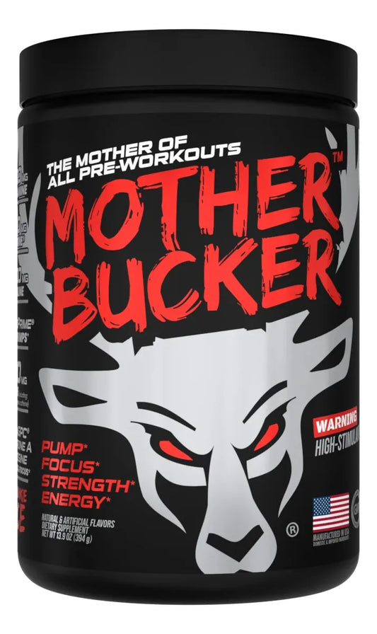 Bucked Up Mother Bucker Pre-Workout High-Stimulant 20 Servings