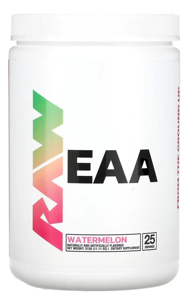 Raw Nutrition EAA Aminoácidos Esenciales 315 g (25 Servings) - Sandía