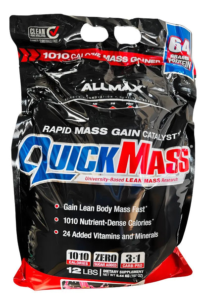 Allmax QuickMass Suplemento Ganador de Masa 5.4kg - Fresa Banana