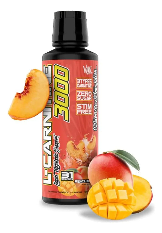 VMI Sports L-Carnitina 1500 Heat Líquida 480ml Melocotón Mango