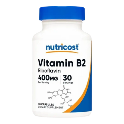 Nutricost Vitamin B2 Riboflavin Cápsulas