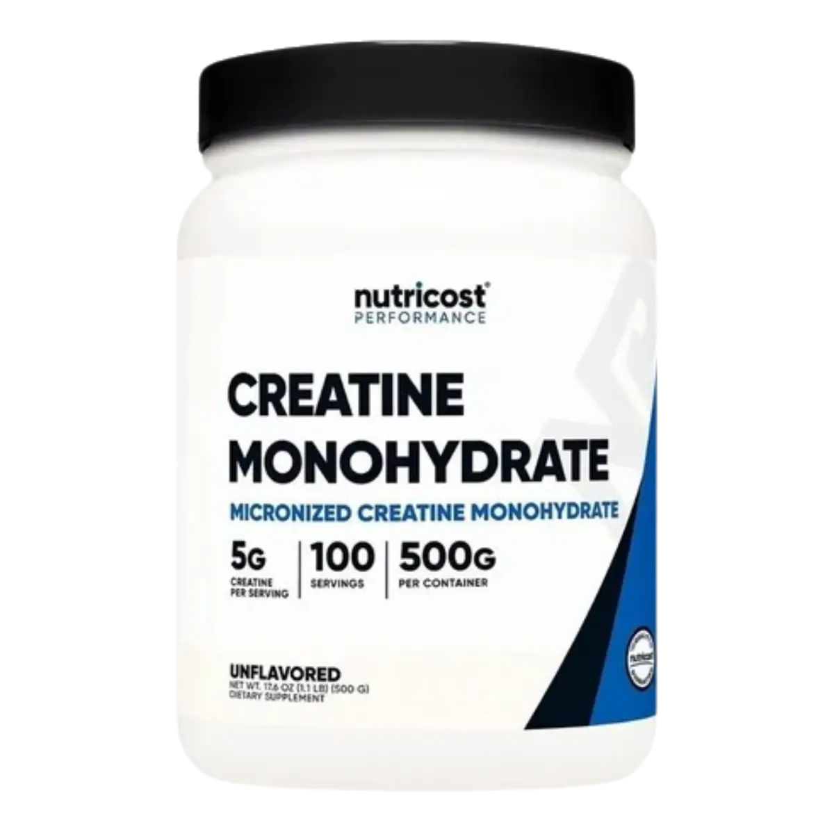Fuerza Monohidrato de Creatina Nutricost  Sin Sabor