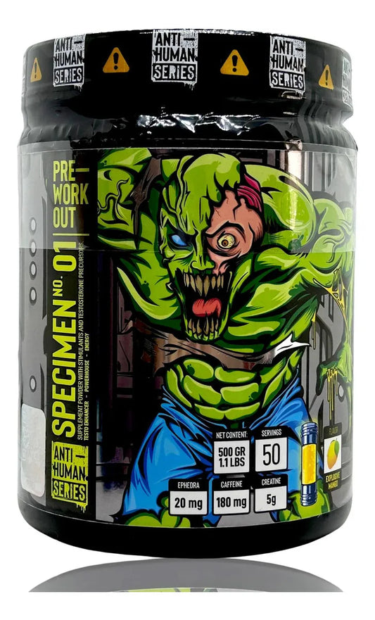 AntiHuman Specimen No. 01 Pre-Workout 50 Porciones - Mango