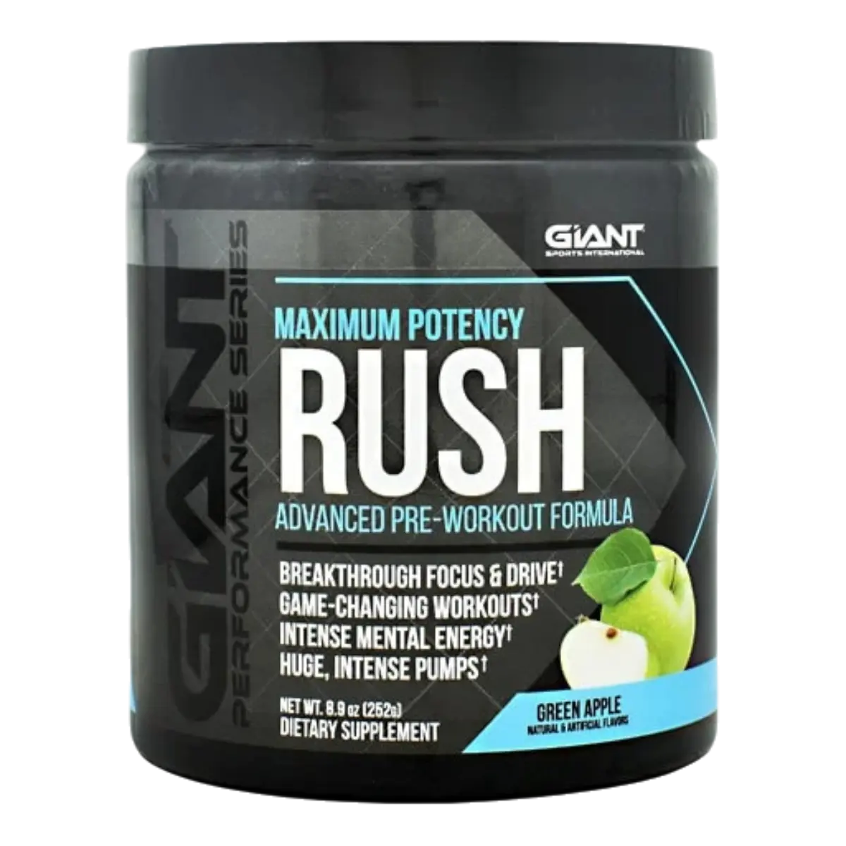Giant - RUSH Pre-Workout - Green Apple