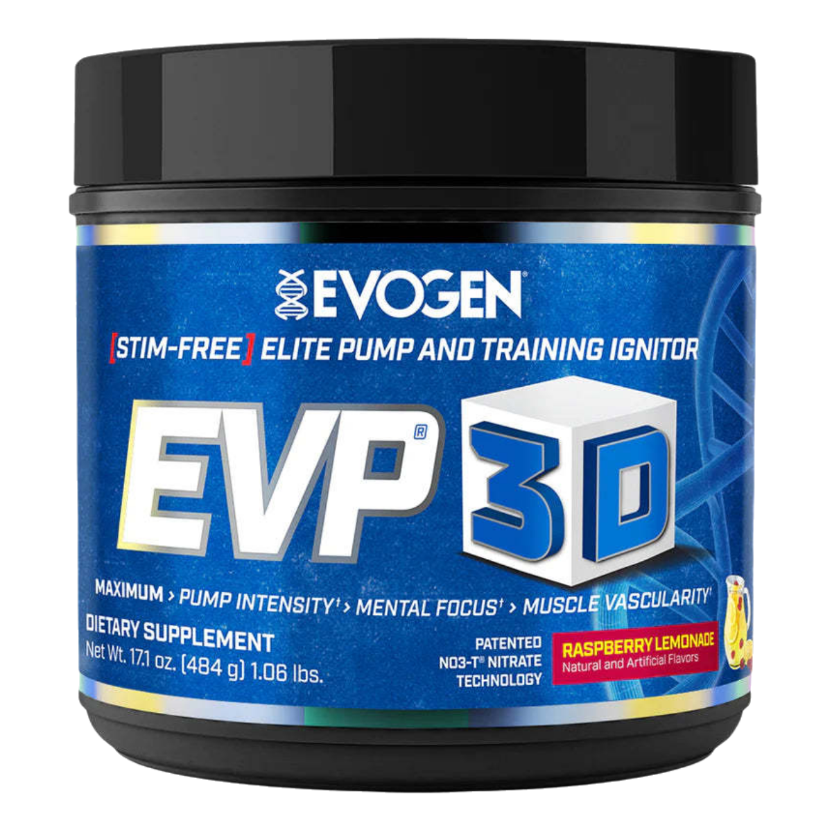 EVP 3D | Pre-entreno sin Cafeína 40 servicios - MarketFit