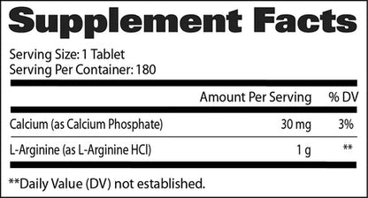L-Arginine | Arginina 1,000mg 180 tabletas - MarketFit