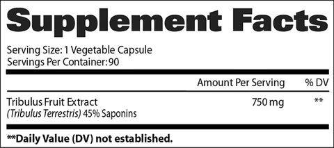 Tribulus | Precursor de test 90 cápsulas - MarketFit
