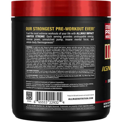 Impact Igniter Xtreme - Suplemento Pre-Entrenamiento