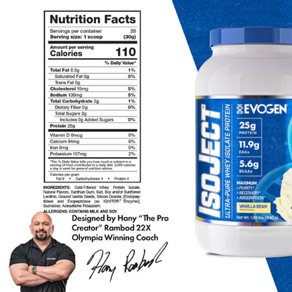 IsoJect 2lb | Proteína de Suero Isolatada 28 servicios - MarketFit