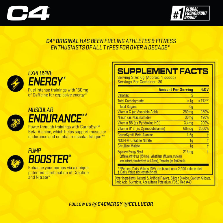C4 ORIGINAL - Pre-entreno - MarketFit