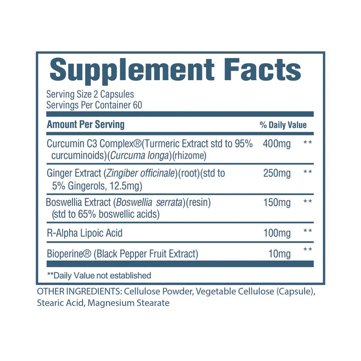 TURMERIC+ | Cúrcuma 120 cápsulas - MarketFit