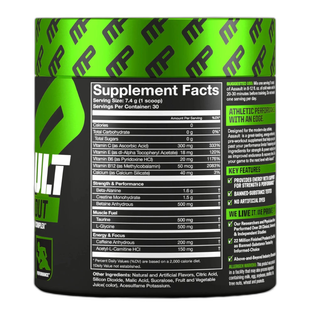 ASSAULT Pre-workout | Pre-entreno 30 servicios - MarketFit