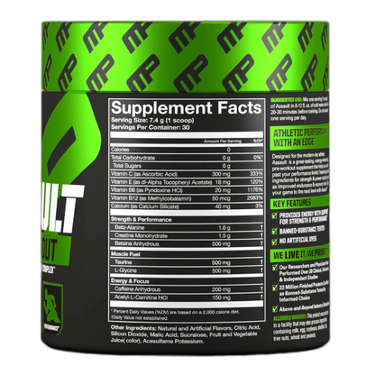 ASSAULT Pre-workout | Pre-entreno 30 servicios - MarketFit
