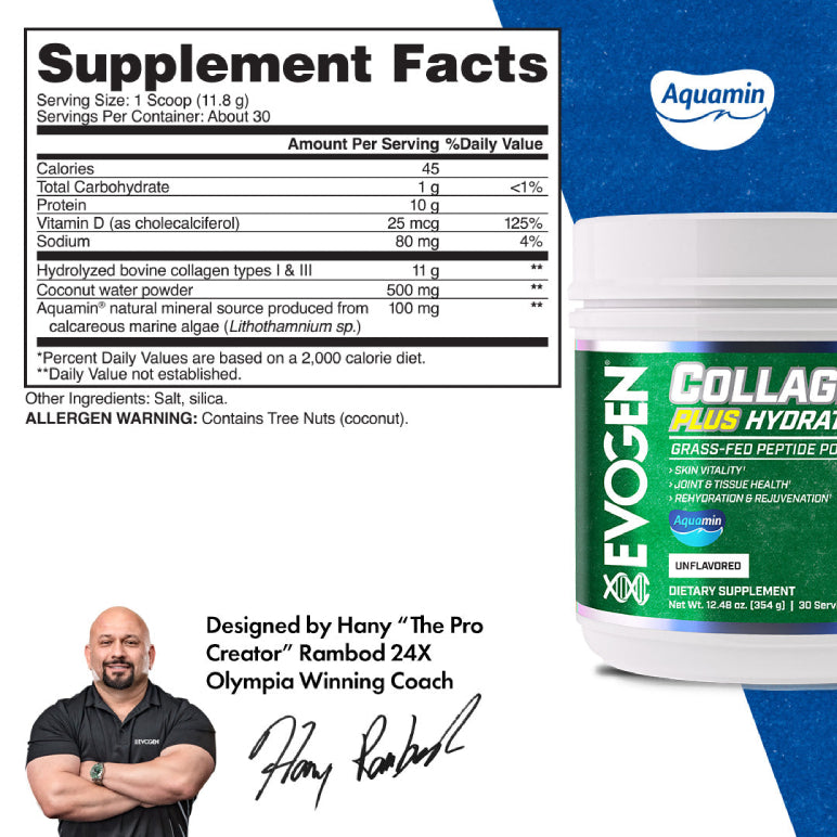Collagen Plus Hydration | Colágeno y Electrolitos 30 servicios - MarketFit