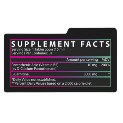 L-CARNITINE 3000 | Carnitina 3,000mg 31 servicios - MarketFit