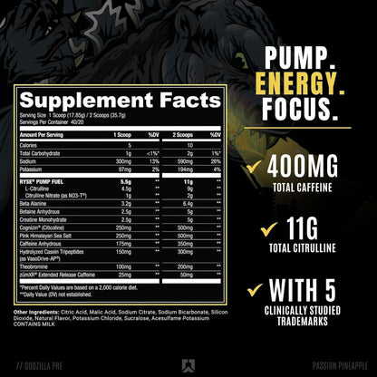 RYSE Godzilla | Pre-workout - MarketFit