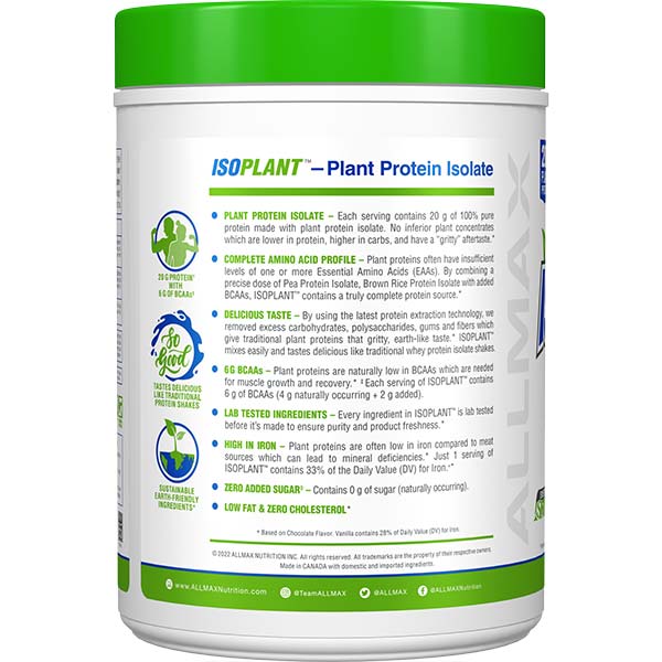 PLANTA ISO - Aislado de Proteína Vegetal (600g)
