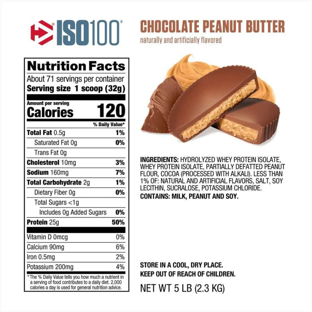 ISO 100 5lb | Proteína Hidrolizada 70-76 porciones - MarketFit