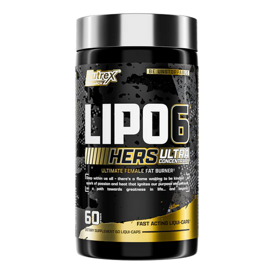Lipo 6 Black Hers Ultra Concentrate | Quemador para mujeres 60 cápsulas - MarketFit