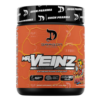 🆕 Dragon Pharma Mr. Veinz Stim Free Pre-Entreno 256g