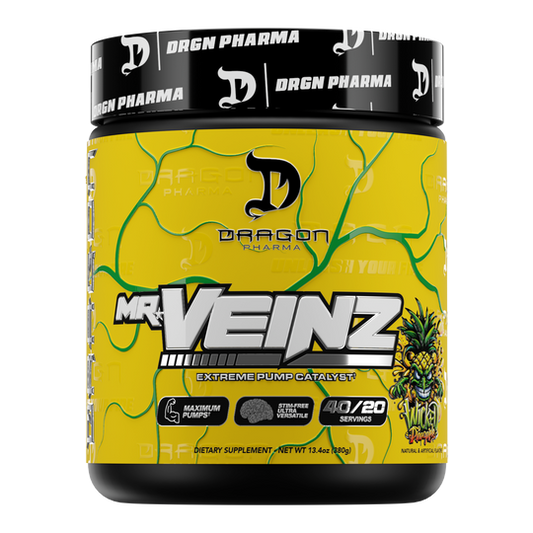 🆕 Dragon Pharma Mr. Veinz Stim Free Pre-Entreno 256g