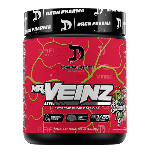 🆕 Dragon Pharma Mr. Veinz Stim Free Pre-Entreno 256g
