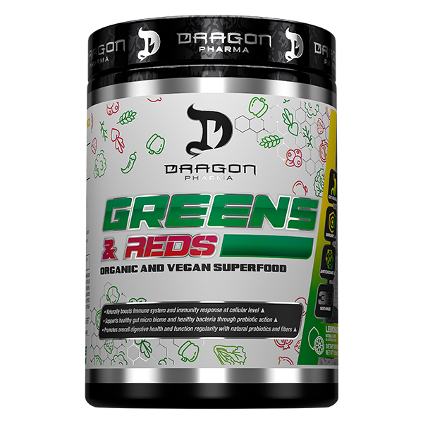 Dragon Pharma Vegan Greens & Reds Superfoods 360g