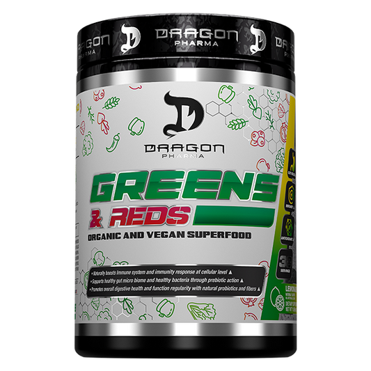Dragon Pharma Vegan Greens & Reds Superfoods 360g