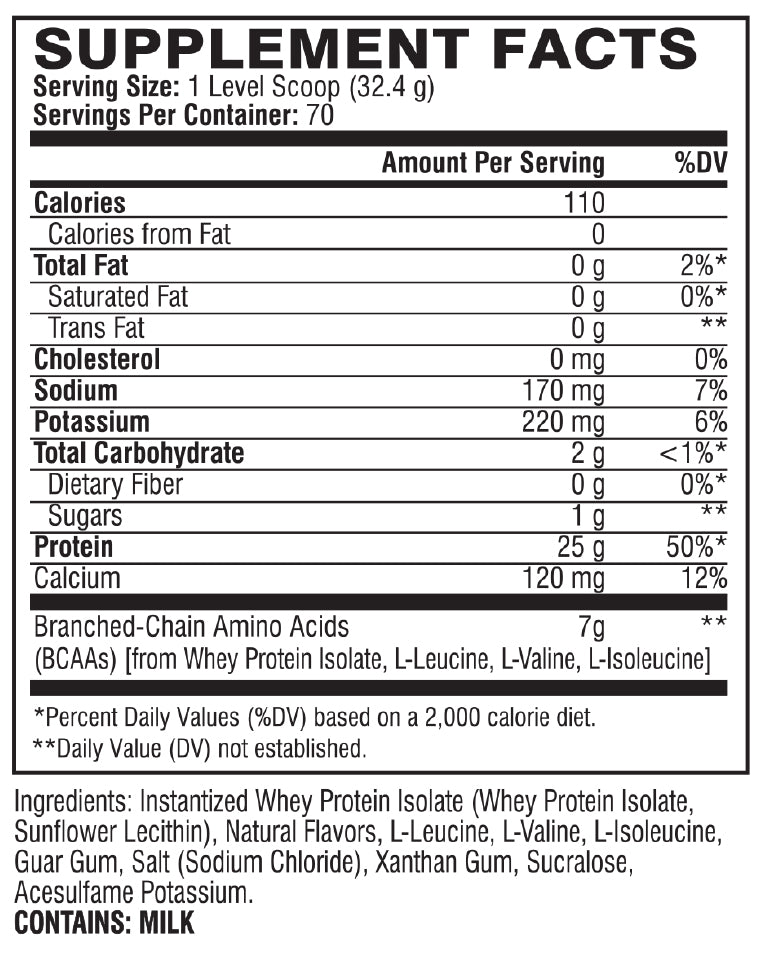 XTEND Pro Whey Isolate Vanilla Ice Cream 2.28kg