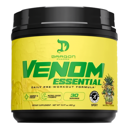 Dragon Pharma Venom Essential Pre Entreno Wicked Pineapple 30 Servicios