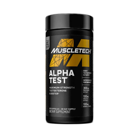 Alpha Test | Precursor de testosterona 120 cápsulas - MarketFit