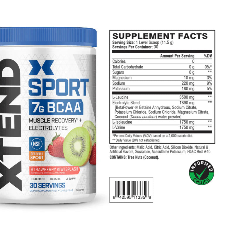 XTEND SPORT BCAA's y Electrolitos 30 servicios - MarketFit