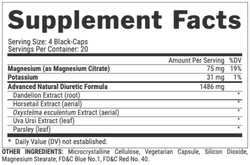 Lipo 6 Black Diuretic | Diurético 80 cápsulas - MarketFit