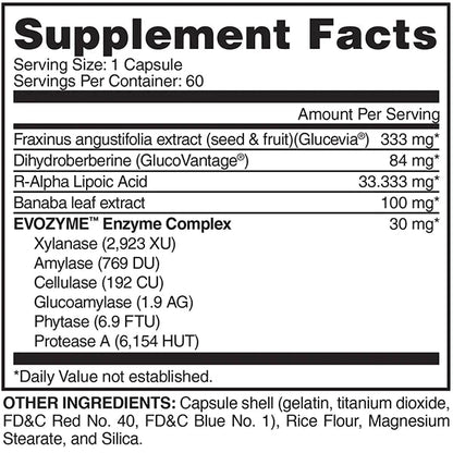 EVOLOG | Bloqueador de carbohidratos y Enzimas digestivas 60 cápsulas - MarketFit