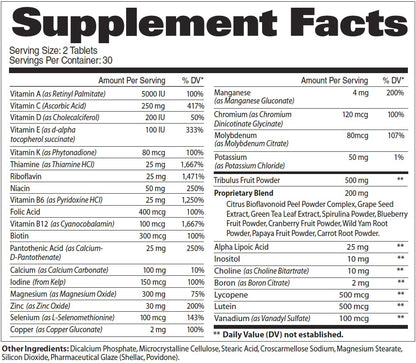 Mens Multi Test - Multivitamínico y Precursor de Testosterona