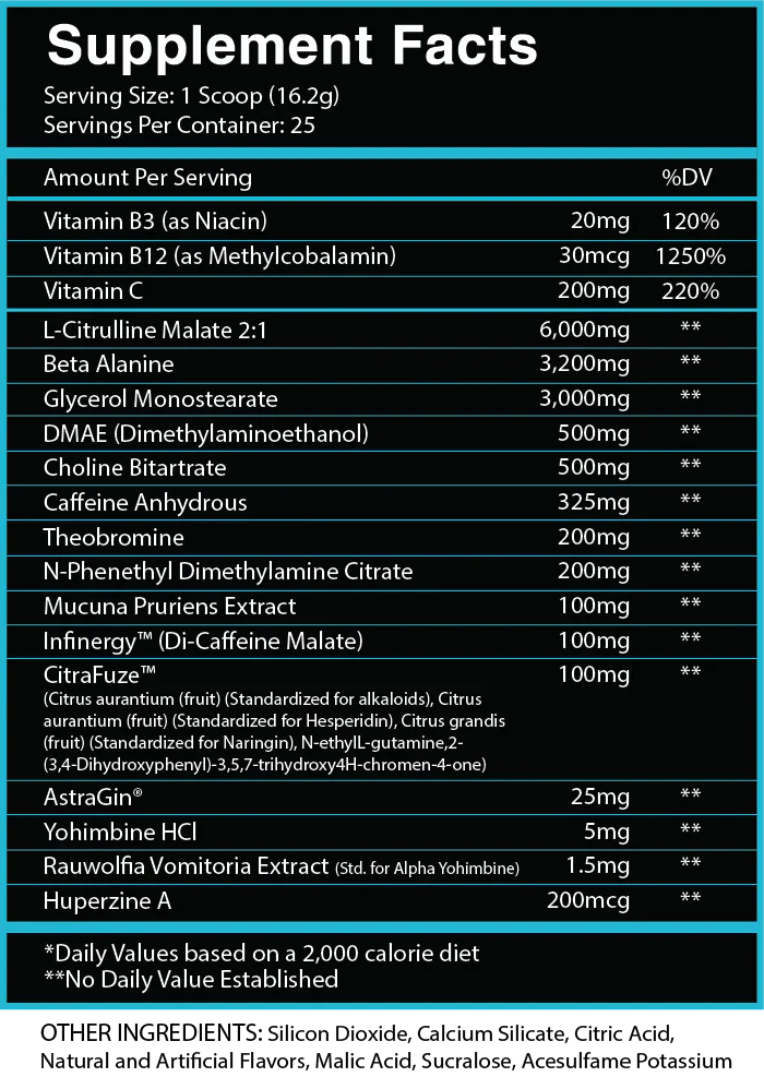 Centurion Labz God of Rage Unchained Anti-Human Pre-Workout 25 Porciones - Tamarindo