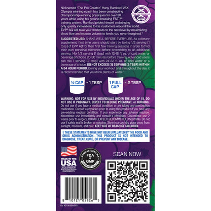 Evogen EVP AQ Grape Liquid Glycerol Muscle Volumizer - MarketFit