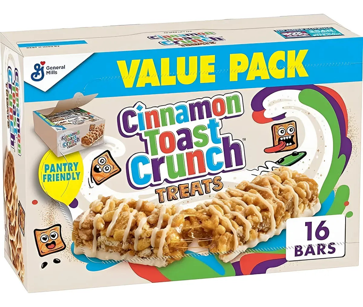 Cinnamon Toast Crunch Treat Bars Canela 16 ct