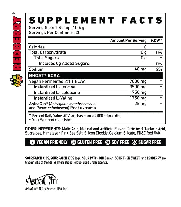 GHOST BCAA X | BCAA's y extractos 30 servicios - MarketFit